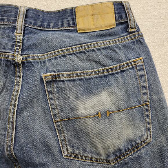 Vintage U.S. Polo Assn 32x32 Men’s Blue Jeans Light Distressed Denim Casual - Picture 10 of 10